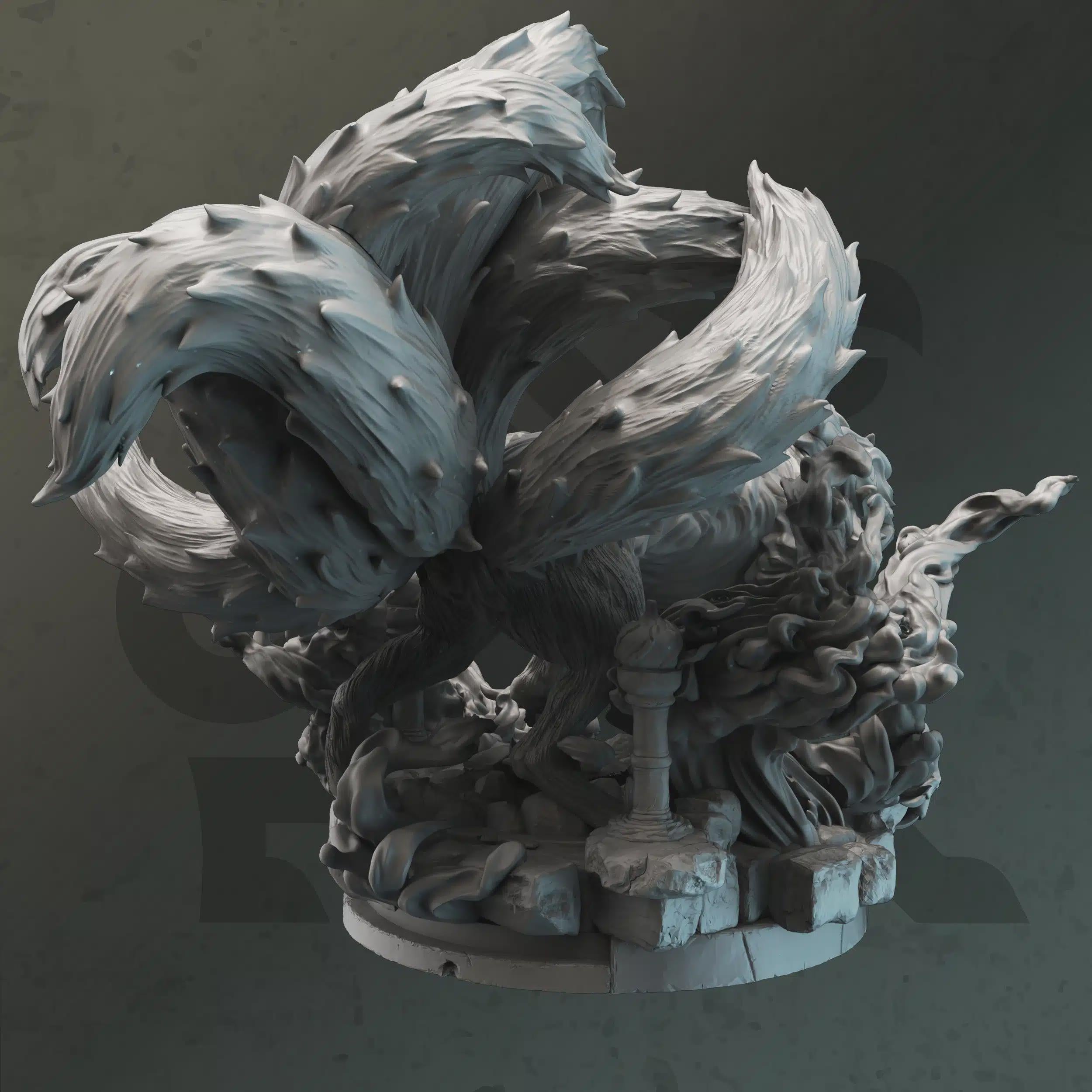 Kyubiko, Nine Tailed Fire Fox - DM Stash