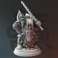 Dwarf Paladin Fighter Miniature - Gundrin Borgsten, The Holy Hunter - DM Stash