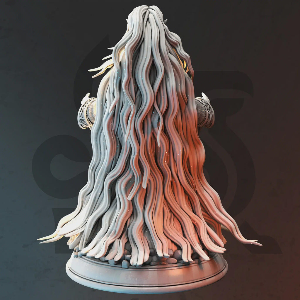 Female Elf Wizard Sorcerer - Misti Cloudburst, Caller of Storms - DM Stash