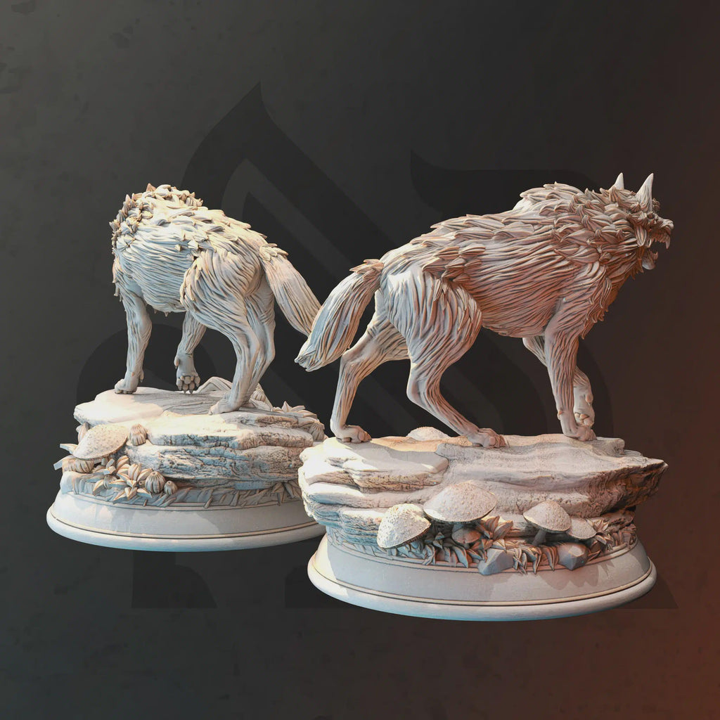 Northern Direwolves - Two Models - DM Stash