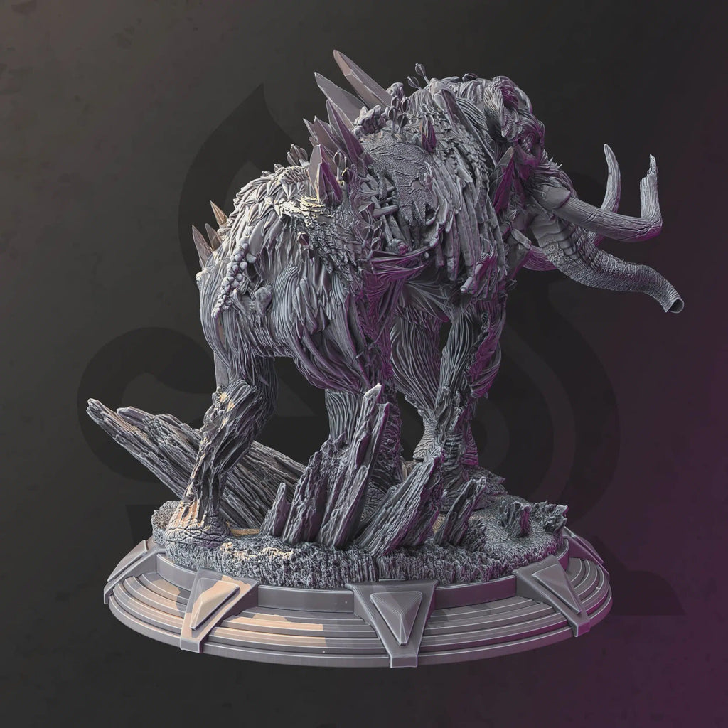 Undead Beast Miniature - Tjornir, Reanimated Mammoth - DM Stash