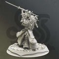 Female Half-Elf Barbarian Fighter Miniature - Mindoriel, The First Daughter - DM Stash
