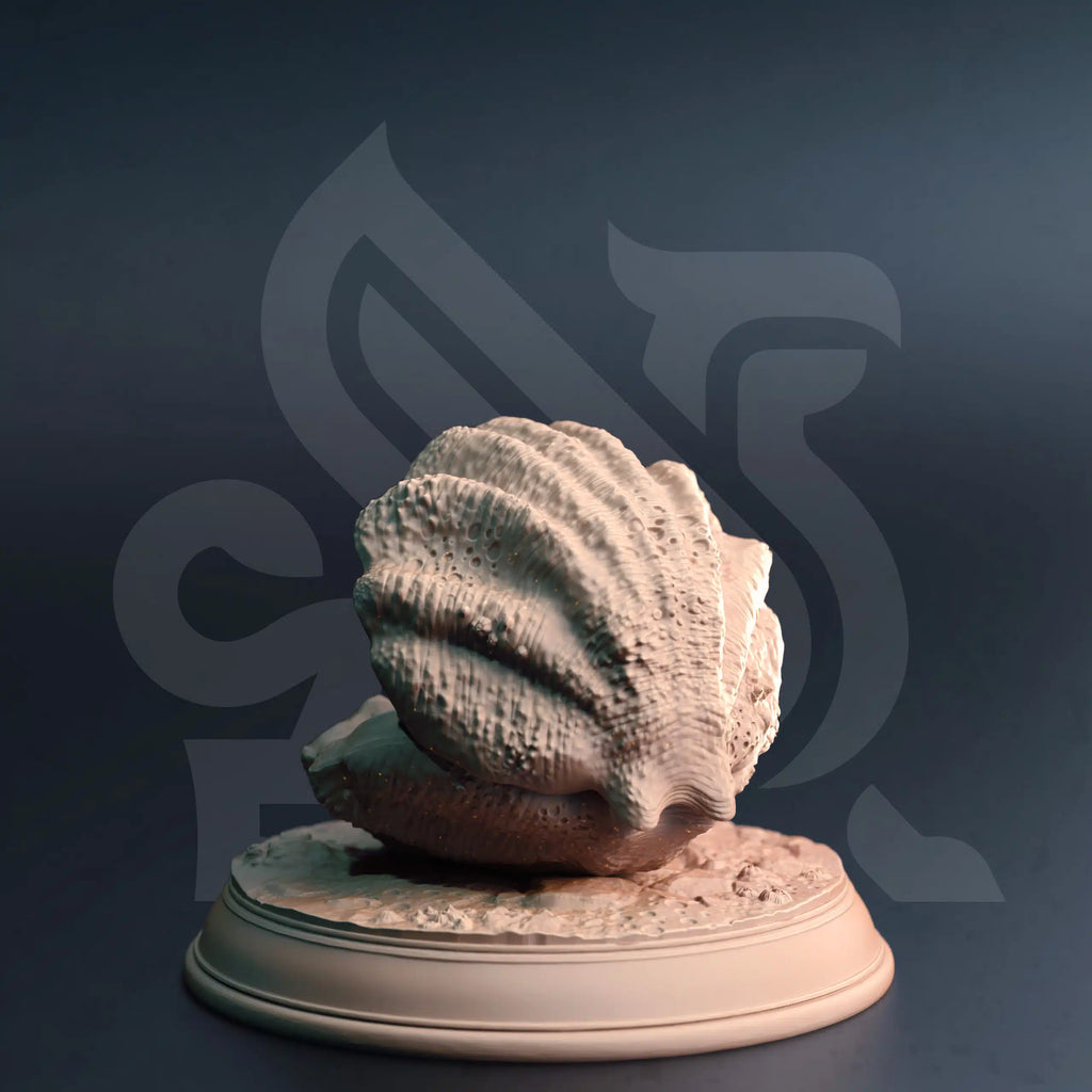 Shelldon clam miniature rear view